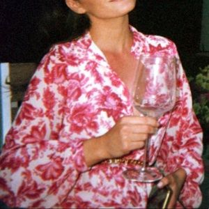 Floral maxi dress long sleeve